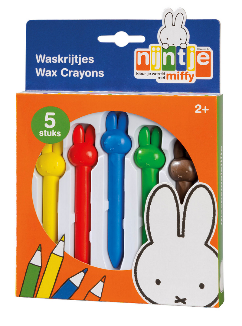 Load image into Gallery viewer, Bambolino nijntje waskrijtjes, 5st.
