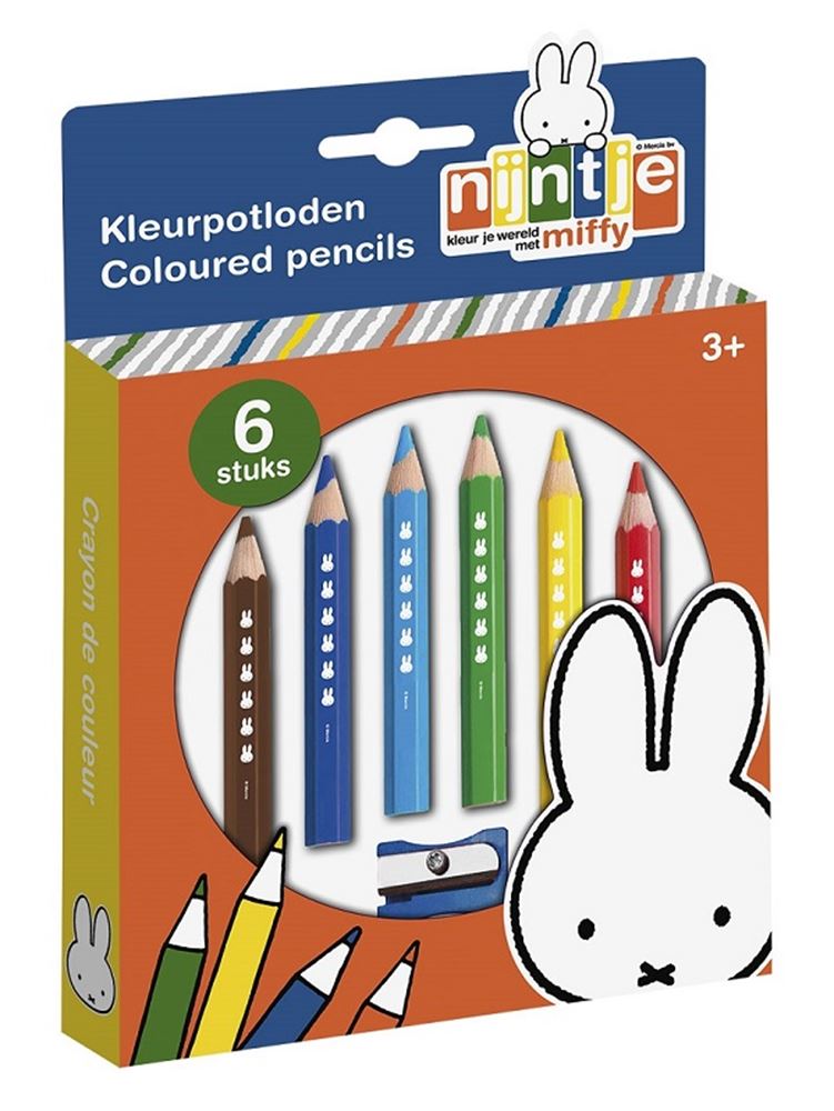 Load image into Gallery viewer, Bambolino toys nijntje houten kleurpotloden. 3+

