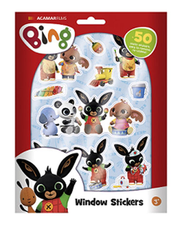 Dsp. bing raamstickers. 3+ (12st)