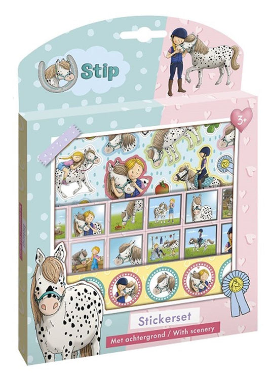 Dsp. stip de pony stickerset. 3+ (12 st.