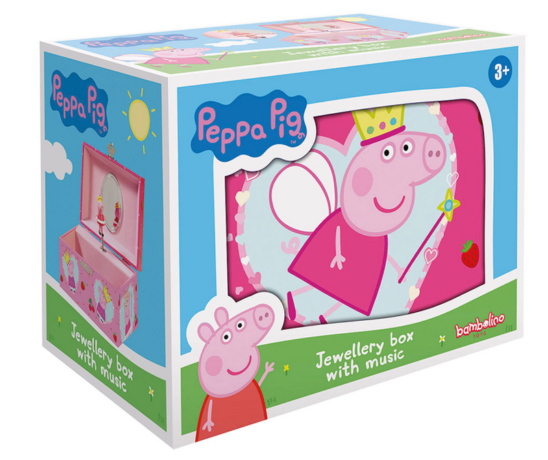 Load image into Gallery viewer, Bambolino peppa pig juwelenkistje met muziek
