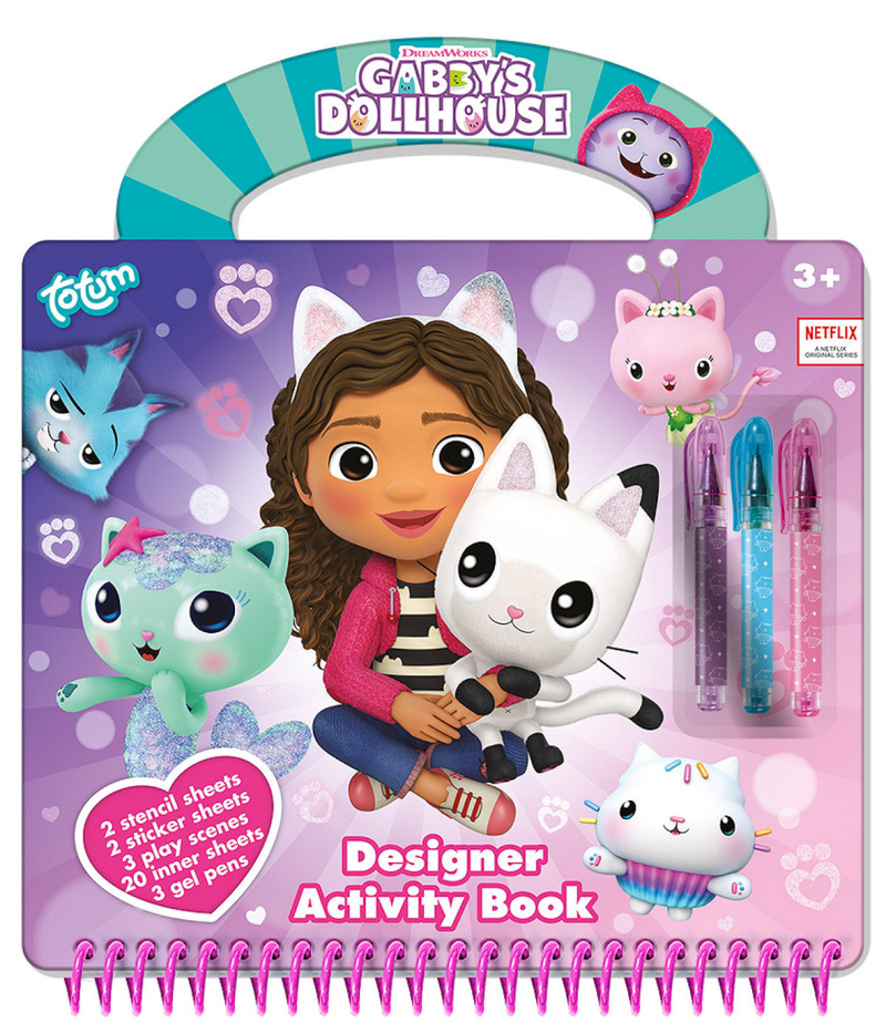 Load image into Gallery viewer, Totum gabby's dollhouse designer activity book
