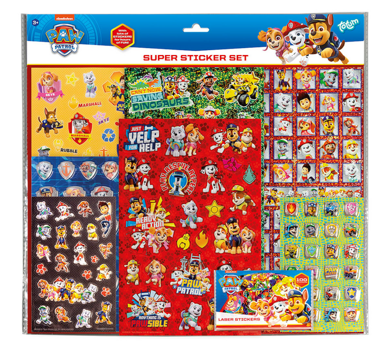 Load image into Gallery viewer, Totum paw patrol super sticker set
