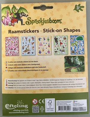 Dsp raamstickers sprookjesboom, efteling | 12 stuks