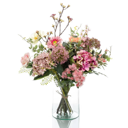 Emerald kunstboeket mistic summer 65 cm meerkleurig