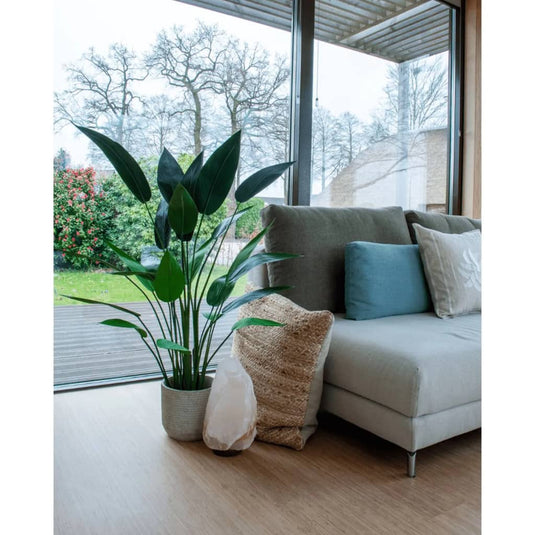 Emerald kunstplant heliconia plant groen 125 cm 419837