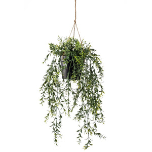Emerald kunstplant hangend in pot buxus 50 cm