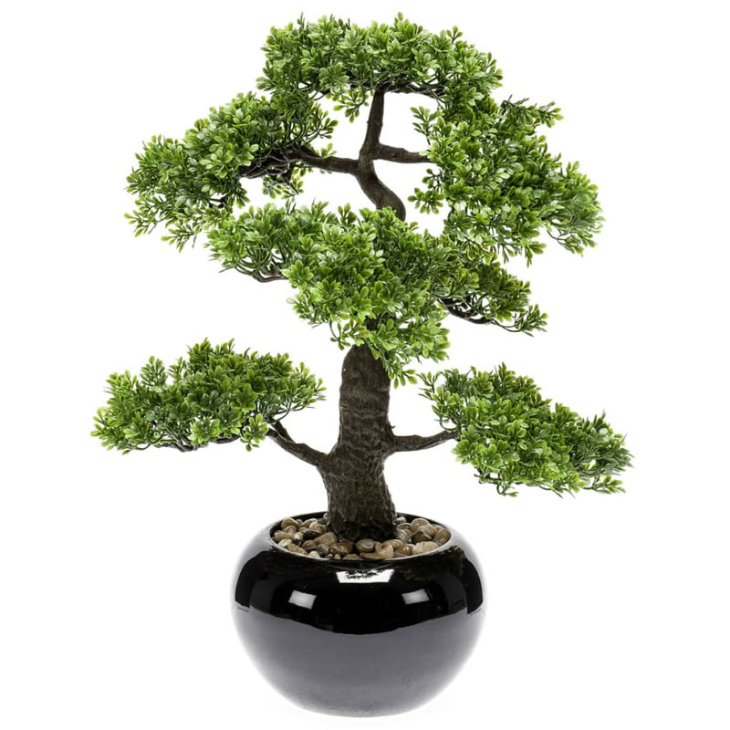 Load image into Gallery viewer, Emerald kunstplant mini bonsai ficus groen 47 cm 420006
