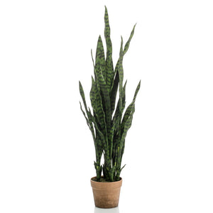 Emerald kunstplant in pot sanseveria 84 cm