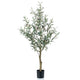 Emerald kunstplant in kunststof pot olijfboom 115 cm
