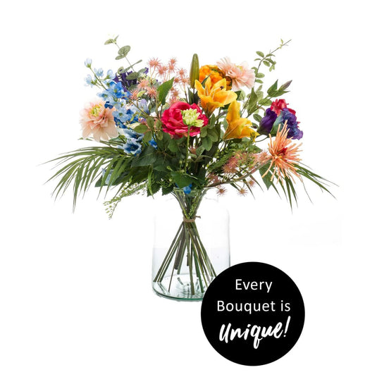 Emerald kunstboeket pretty powerful