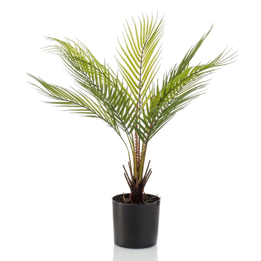Emerald kunstplant in pot chamaedorea palm 50 cm