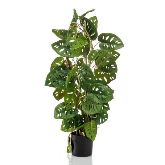 Emerald kunstplant in pot monkey monstera 75 cm