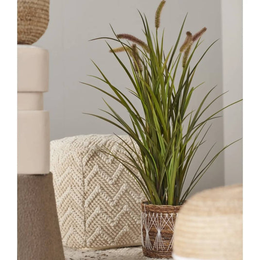 Emerald kunstplant in pot kattenstaartgras 100 cm