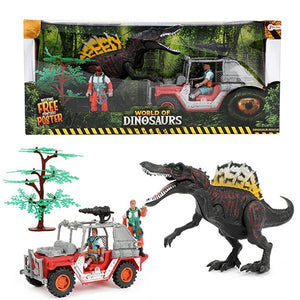 World of dinosaurs speelset met jeep