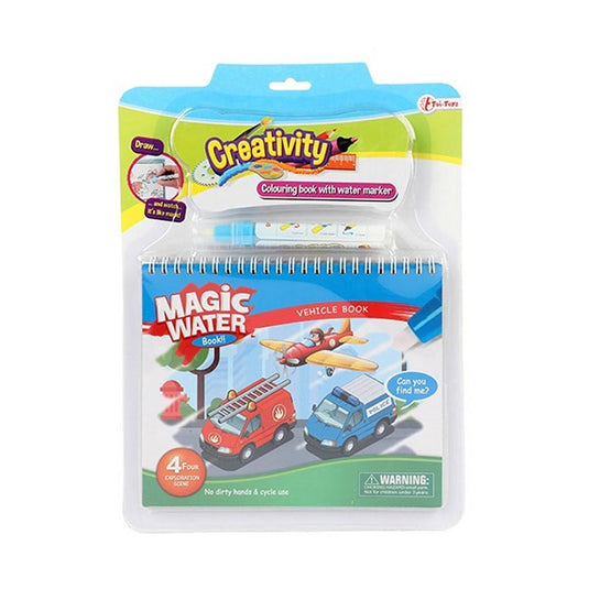 Toi-toys creativity kleuren met water voertuig met stift