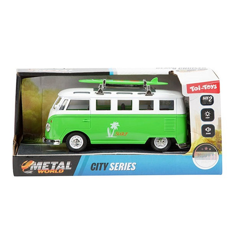 Load image into Gallery viewer, Metal vw bus + licht en geluid assorti
