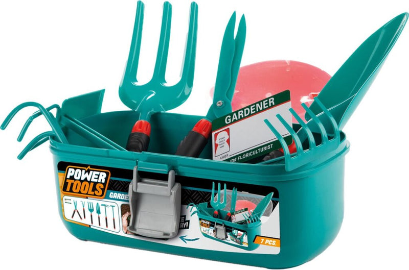 Load image into Gallery viewer, Power Tools Toi Toys Tools Tuingereedschap in Opbergkoffer
