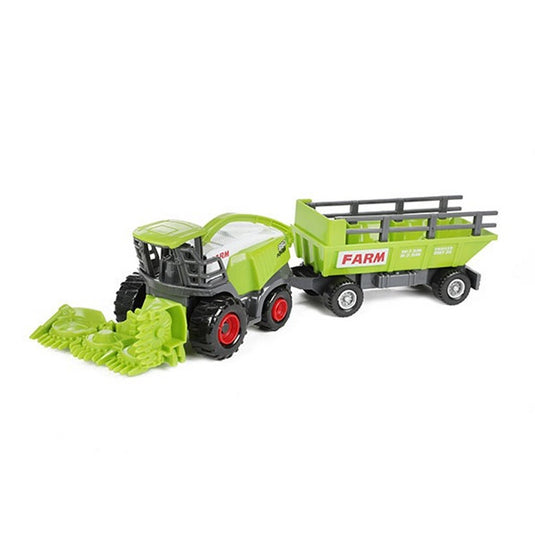 Toi-toys toi toys landbouwmachine set met aanhanger