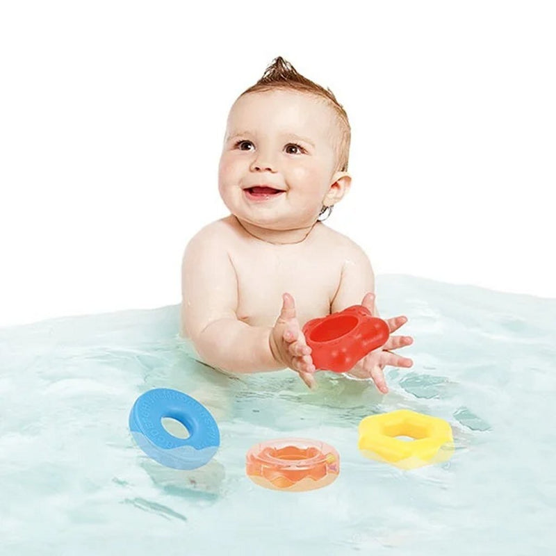 Load image into Gallery viewer, Little stars stapeltoren met rammelaar
