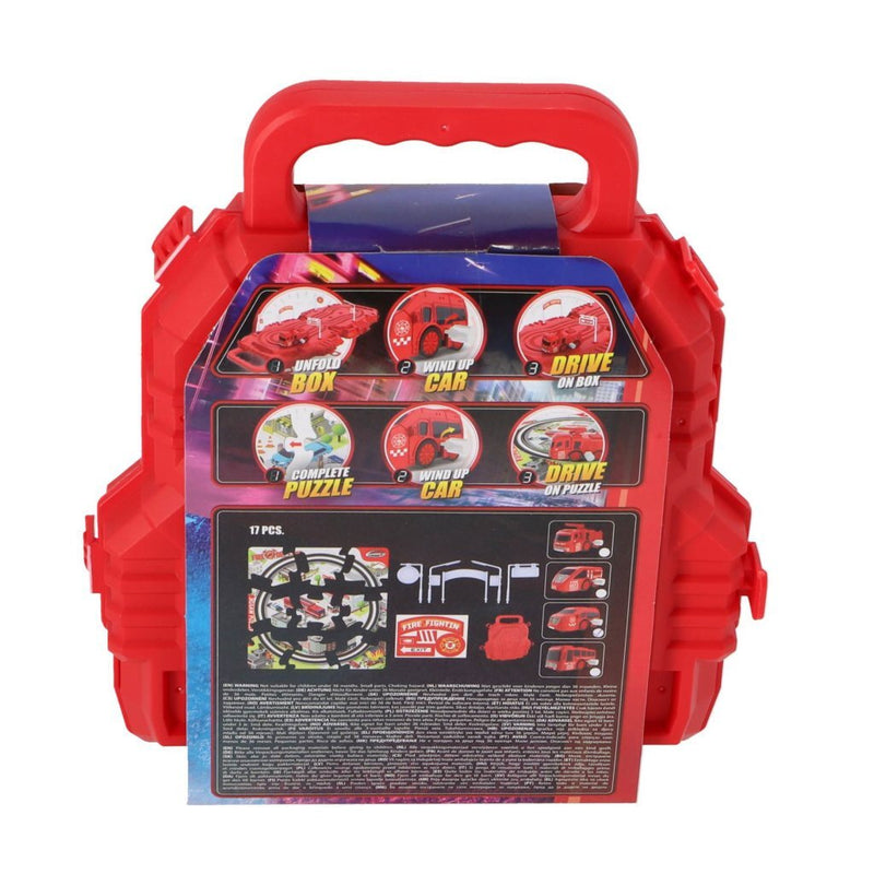 Load image into Gallery viewer, Toi-toys raceset in koffer verschillende kleuren
