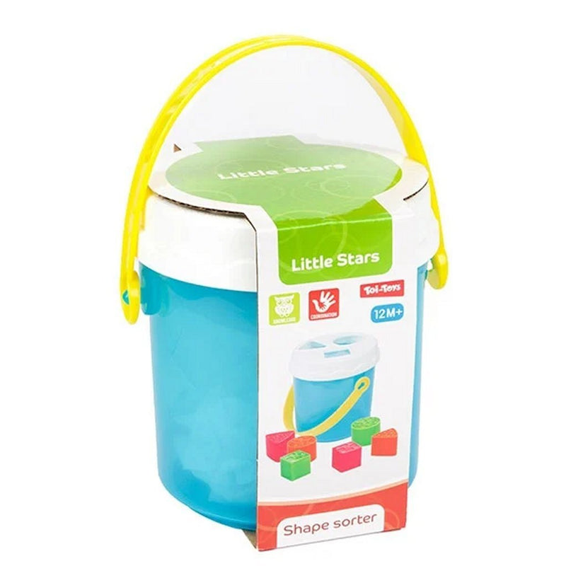 Load image into Gallery viewer, Toi-toys little stars baby vormenstoof emmer met 6 blokken
