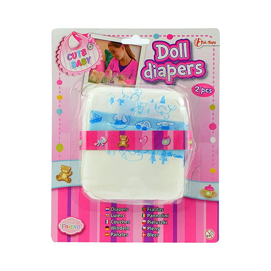 Cute baby poppenluiers 2 stuks
