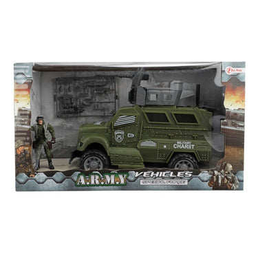 Toi-toys toi toys alfafox militair voertuig met accessoires