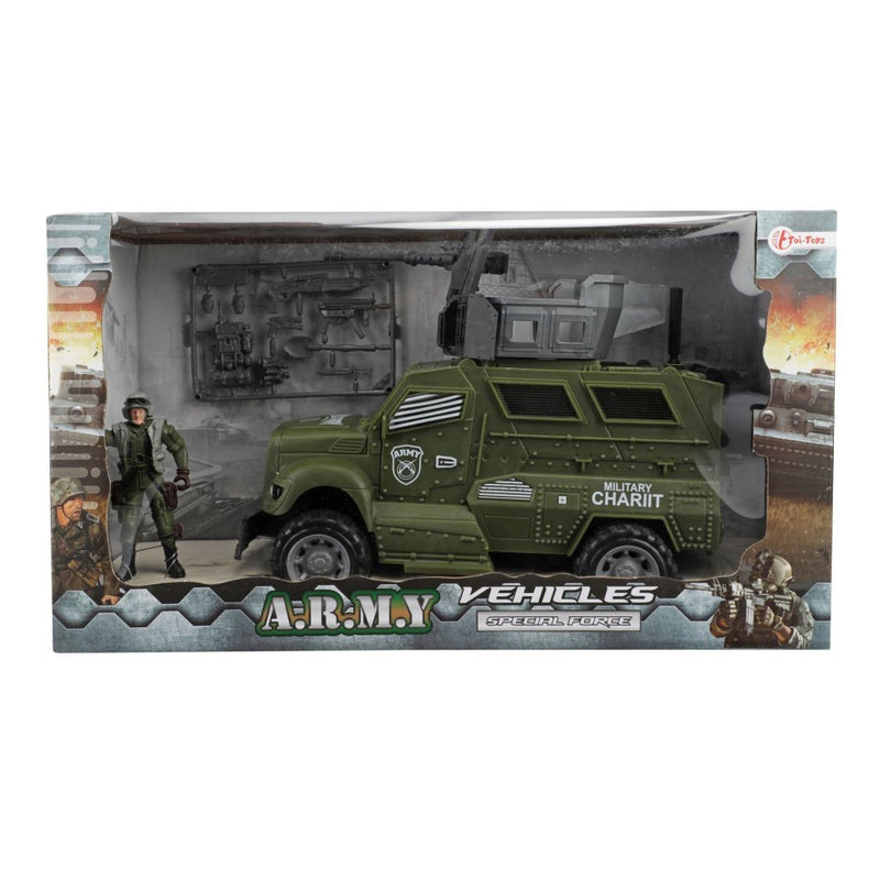 Load image into Gallery viewer, Toi-toys toi toys militair voertuig + accessoires
