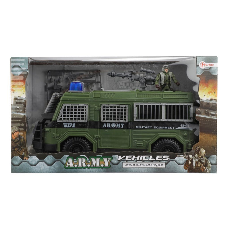 Load image into Gallery viewer, Toi-toys toi toys militair voertuig + accessoires
