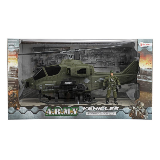 Toi-toys toi toys militair voertuig + accessoires