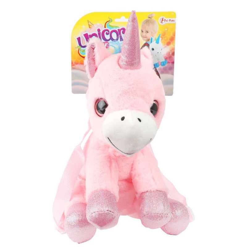 Load image into Gallery viewer, Toi-toys eenhoorn knuffel rugzak 30 cm
