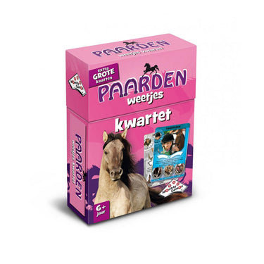 Identity games paarden weetjeskwartet – kaartspel - boordevol leuke en leerzame paardenfeitjes