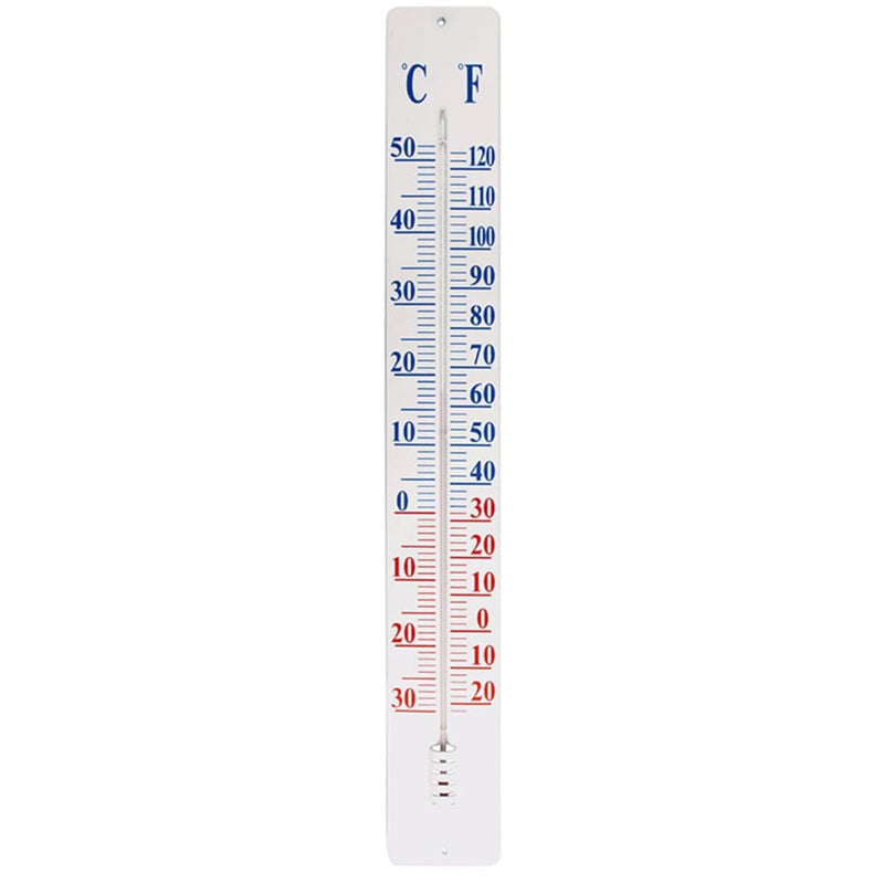 Load image into Gallery viewer, Esschert design thermometer op wandplaat th9 90 cm
