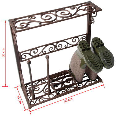 Esschert design laarzenrek s gietijzer lh58