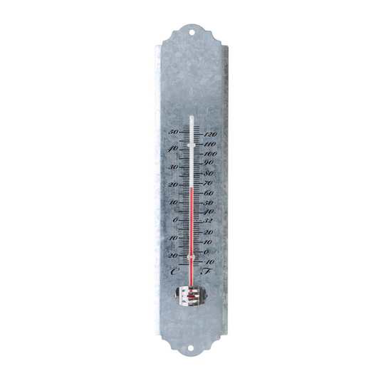 Esschert design oud zink thermometer s