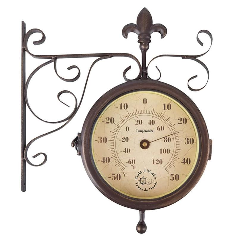 Load image into Gallery viewer, Esschert design stationsklok met thermometer tf005
