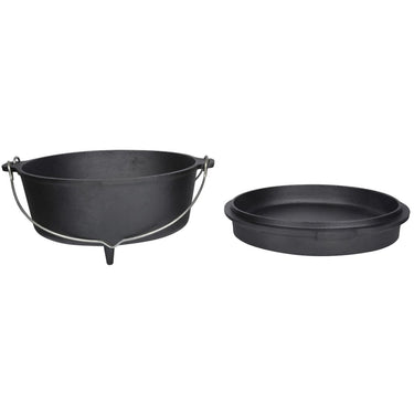 Esschert design sudderpot gietijzer 6,5 l zwart ff235