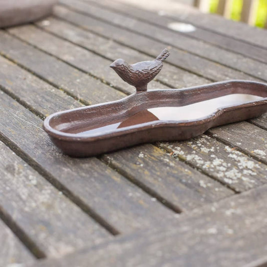 Esschert design vogelbadje gietijzer bruin br25