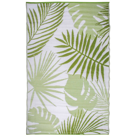 Esschert design buitenkleed 241x152 cm jungle bladeren oc22