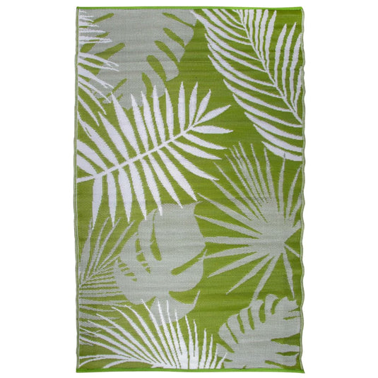 Esschert design buitenkleed 241x152 cm jungle bladeren oc22