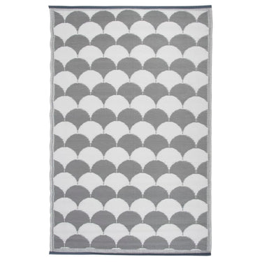 Esschert Design Esschert Design Buitenkleed 180x121 cm grijs en wit OC24