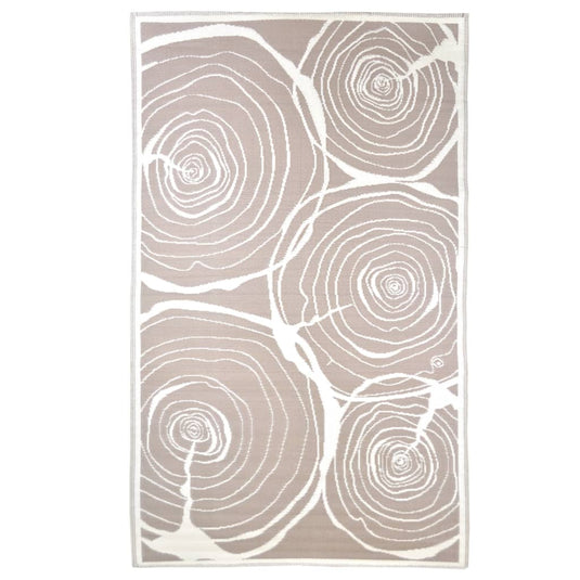 Esschert design buitenkleed jaarringen 240x150 cm