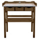 Esschert design oppottafel met lades bruin