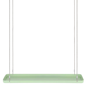 Esschert design plantenblad hangend rechthoekig l groen