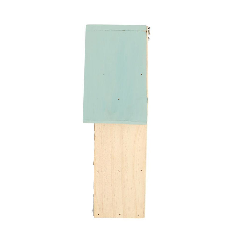 Load image into Gallery viewer, Esschert design houten insectenhotel 10x24x29 cm naturel mintgroen
