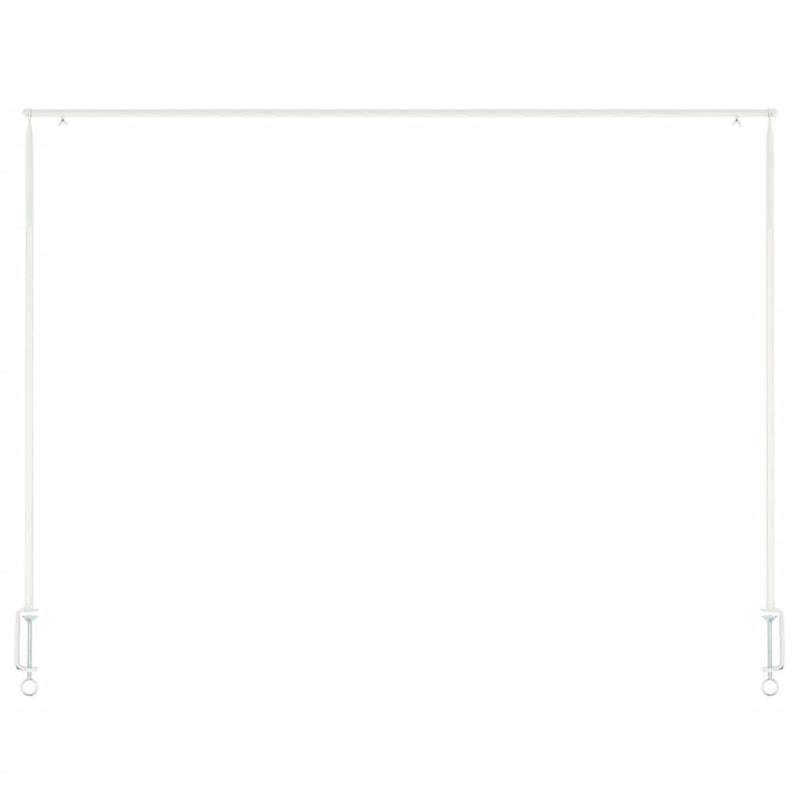 Load image into Gallery viewer, Esschert Design Esschert Design Tafelstang met klem decoratief wit
