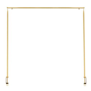 Esschert design tafelstang met klem decoratief goudkleurig