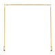 Esschert design tafelstang met klem decoratief goudkleurig