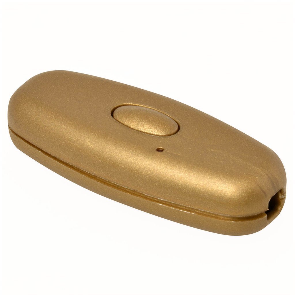 Basic snoerdimmer goud